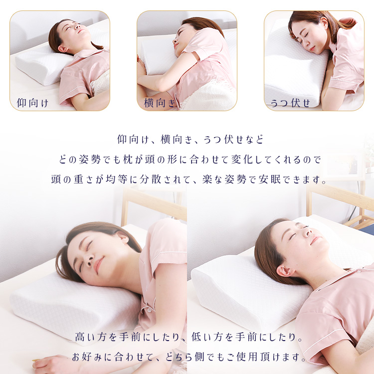 枕 まくら ピロー Lunepillow Premium ルネピロー 竹炭枕 低反発 枕 高さ調整 いびき対策 ストレートネック  肩こり[LPM-01] | 家具通販のグランデ本店