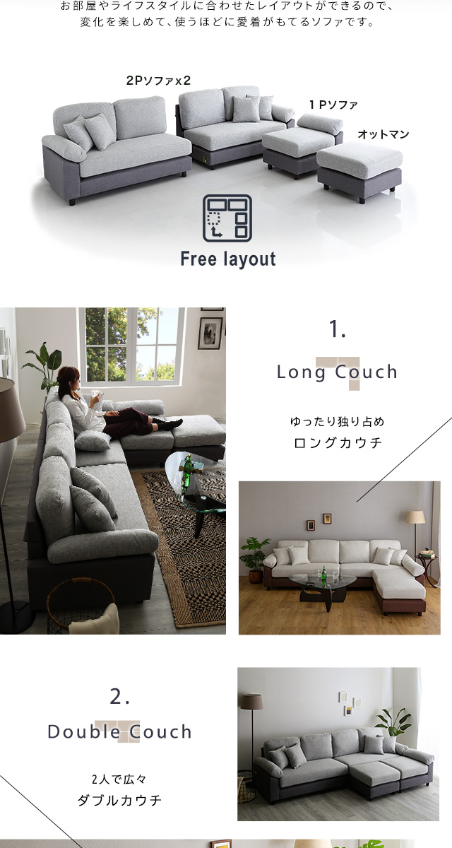 その他 TITTOYS 1/6 ACCESSORIES SOFA & TABLE SIEVE rect unit sofa 1