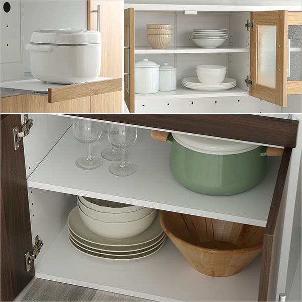食器棚 幅90cm×高さ180cm [TAPIO2] IASI | 家具通販のグランデ本店