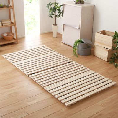 セミダブル] すのこベッド2つ折り式 桐仕様 [ALW2-SD] | 家具通販の