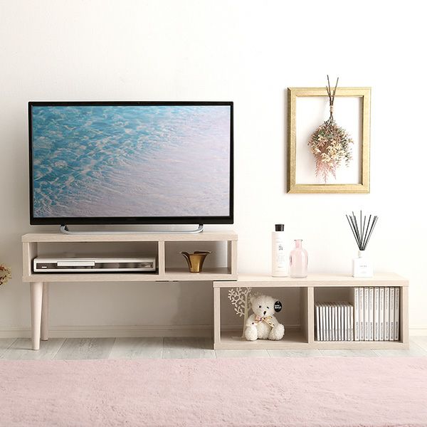 コンパクト伸縮テレビ台 [OK-75EX] | 家具通販のグランデ本店