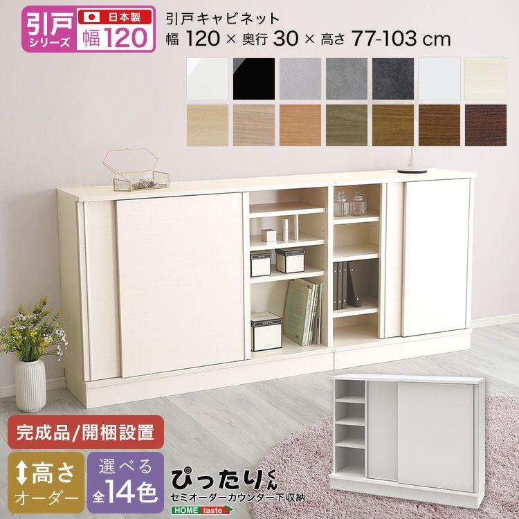 引戸シリーズ】セミオーダーカウンター下収納ぴったりくん