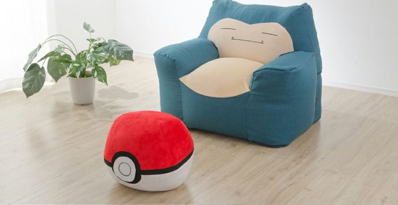 ポケットモンスター カビゴン モンスターボール オットマン