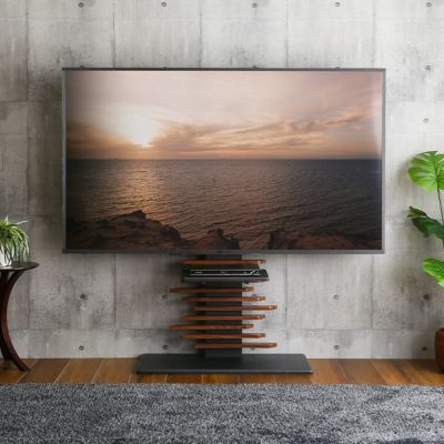 最大100インチ対応 デザインテレビスタンド 専用棚板 SET[DHWAT-HTWAT]