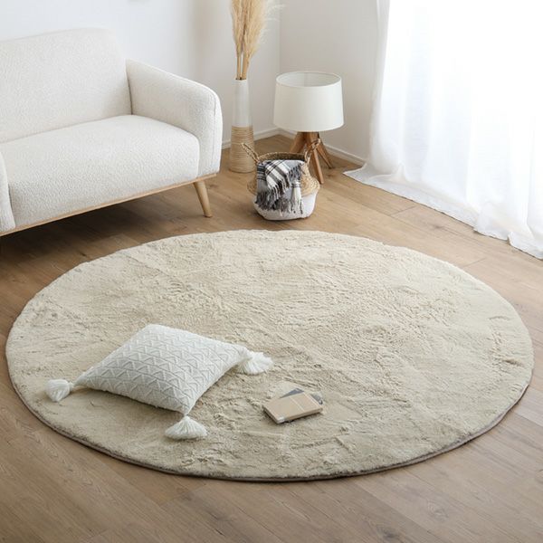 SOFT SHAGGY ラグ 200×200 cm 円形ラグ MODERN DECO ラグ 洗える 円形ラグ シャギーラグ 北欧 rug 200