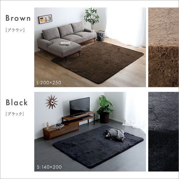 SOFT SHAGGY ラグ 200×200 cm 円形ラグ SOFT SHAGGY ラグ 200×200 cm 円形ラグ MODERN DECO ラグ 洗える