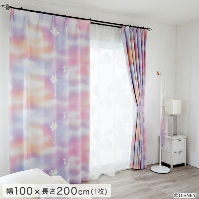 DISNEY/ディズニー　ドレープカーテン　100×200cm×1枚【MICKEY/Mellow　ミッキー/メロウ】 [SH-26-DMW200]