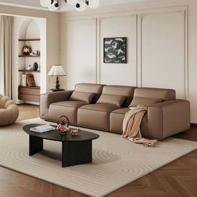 3人掛け レザーファブリック 電動リクライニング カウチソファ Margot