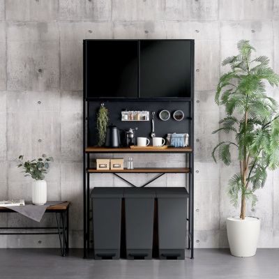 M♦東サセール 永尾物産 食器棚 カップボード　ヴィンテージリビング 収納 棚 M♢東サセール 永尾物産 食器棚 カップボード ヴィンテージリビング